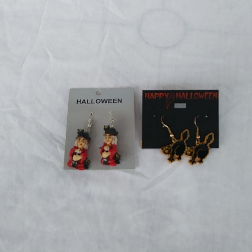 NEW HALLOWEEN COSTUME JEWELRY WITCHES & CATS